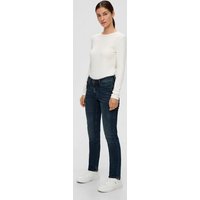 QS Stoffhose Jeans Sadie/ Skinny Fit / Mid Rise / Skinny Leg Label-Patch von QS