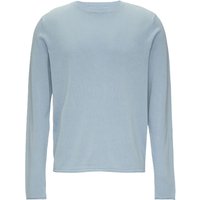 QS Strickpullover, Leinenanteil, für Herren, blau, XL von QS