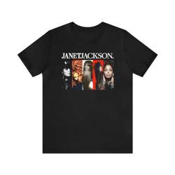 Janet Jackson Shirt Black M von QUANLI