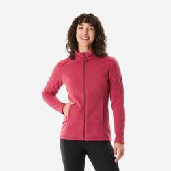 Fleecejacke Damen Wandern - MH500 rosa von QUECHUA