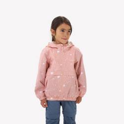 Wanderjacke Kinder Gr. 92–116 wasserdicht Bergwandern - MH500 rosa von QUECHUA