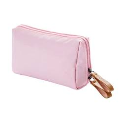 QUINTRA Make-up-Tasche für Geldbörse Reise-Make-up-Tasche Mini-Kosmetiktasche für Frauen Mädchen Sachen-Organisator (Pink, One Size) von QUINTRA