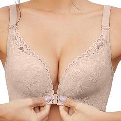 sexy Büstenhalter Wireless Bralette Sport Yoga BH U-Rücken-Schlauchoberteil eingewickelte Brust Mädchen Dame Weste nahtlose BH-Schlauchoberteil Klein Damen Bustier Bh Verschluss Vorne Comfy Bra Bh von QWUVEDS