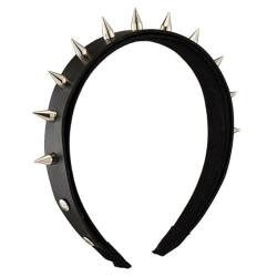 Punk Stirnband Nieten Verstellbares Nietenhaar. Bequemes Accessoire Jedem Look Punk Verleiht von Qaonsciug