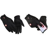 Qelus Fahrradhandschuhe Fahrradhandschuhe Winter Reithandschuhe für Männer Frauen Size M/L/XL (2-St) von Qelus