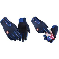 Qelus Fahrradhandschuhe Fahrradhandschuhe Winter Reithandschuhe für Männer Frauen Size M/L/XL (2-St) von Qelus