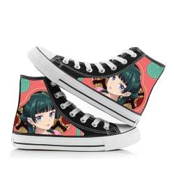 The Apothecary Diaries Schuhe Sneaker Anime Maomao Jinshi Canvas Platform High Top Turnschuhe Klassische Print Schnürsneaker für Unisex Erwachsene Teenager von Qiancc