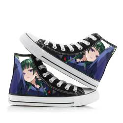 The Apothecary Diaries Schuhe Sneaker Anime Maomao Jinshi Canvas Platform High Top Turnschuhe Klassische Print Schnürsneaker für Unisex Erwachsene Teenager von Qiancc