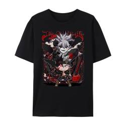 ASTA T-Shirt, Black Anime Clover Anime T-Shirt von Qingyee