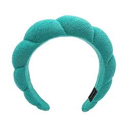 Spa Stirnbänder für Frauen Waschen Gesicht, Schwamm Frottee Tuch Puffy Stirnband, Hautpflege, Make-up Stirnband für Frauen von Qtinghua