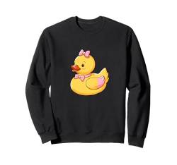 Niedliche Gummi-Ente für Mädchen, Frauen, Kinder, Entenliebhaber Sweatshirt von Quacktastic Duck Party Outfit