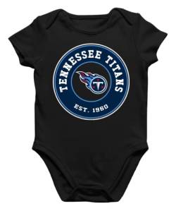 Quattro Formatee Tennessee Titans - American Football NFL Team Super Bowl Playoffs Kurzarm Baby Body Einzelteiler Strampler von Quattro Formatee