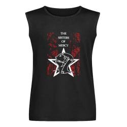 Sisters of Mercy Fashion Graphic Tshirt Cartoon Anime Casual Men Cotton Top Shirt Men's Vests Tank Tops O-Neck 100% Cotton Undershirts Unisex Sleeveless T-Shirt L von Quatuor