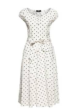 Queen Kerosin Damen Swing Kleid | Polka Dots All-Over-Print | Sommerkleid | Punkte | 50S | 40S | 60S | Gepunktet | Vintage | Rockabilly | Rockabella | Swing Dress von Queen Kerosin