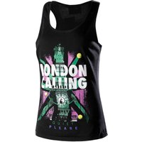 Quiet Please London Calling Tank-Top Damen in schwarz, Größe: M von Quiet Please