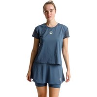 Quiet Please Perspectives Cross T-Shirt Damen in blau, Größe: L von Quiet Please