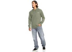 Kapuzensweatshirt QUIKSILVER "BASIC HOODIE YOUNG MEN" Gr. L, grün (four leaf cl), Herren, Sweatware, Obermaterial: 60% Baumwolle, 40% Polyester, Sweatshirts von Quiksilver