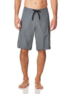 Quiksilver Herren Men's Standard Manic 22 Inch Length Cargo Pocket Boardshort Swim Trunk Badehose, Eisernes Tor, 33 von Quiksilver