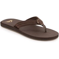 Quiksilver Herren Zehentrenner Sandalen braun Veloursleder von Quiksilver