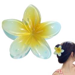 Blumen Haarklammern, 3D Acryl Haarspangen Rutschfeste Haarclips, Sommer Feiertags Blumen Haarklammern Für Mitteldickes Haar, Haarklammern Für Frauen Und Mädchen von Qutalmi