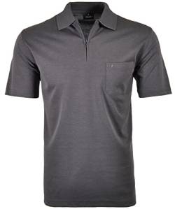 RAGMAN Herren RAGMAN Kurzarm Poloshirt, Dunkel Grau, L von RAGMAN