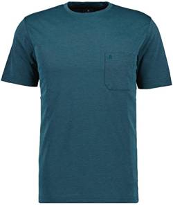 RAGMAN Herren Softknit T-Shirt Rundhals, mit Brusttasche XL, Dunkelgrün-357 von RAGMAN