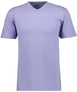 RAGMAN Herren T-Shirt V-Ausschnitt Single-Pack M, Violet-421 von RAGMAN