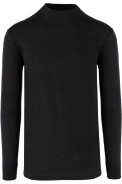 RAGMAN Regular Fit Rollkragenpullover schwarz, Einfarbig von RAGMAN