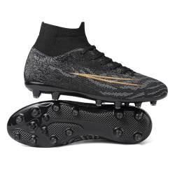 RDYLBU Fußballschuhe Herren Madame Stollenschuhe Fussballschuhe knöchelhohe Schuhe Hallenschuhe Herren Professionelle Fussballschuhe Jugendliche Trainingsschuhe Outdoor Sportschuhe Fußball Stiefel von RDYLBU