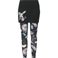 Leggings für Damen  schwarz "Leggings with Monster-Donut Print" von RED by EMP von RED by EMP