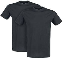 RED by EMP Herren Schwarze T-Shirts mit Rundhalsausschnitt im Doppelpack 3XL von RED by EMP