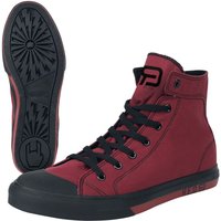 Sneaker high   rot "Walk The Line" von RED by EMP von RED by EMP