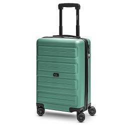 REDOLZ kleiner Hartschalen Kabinen-Koffer | Cabin-Trolley 38 x 21 x 55 cm aus hochwertigem ABS Material | Ultra-leicht nur 2,74 kg für Damen & Herren | 4 Doppelrollen & TSA-Schloss (Essentials 08) von REDOLZ