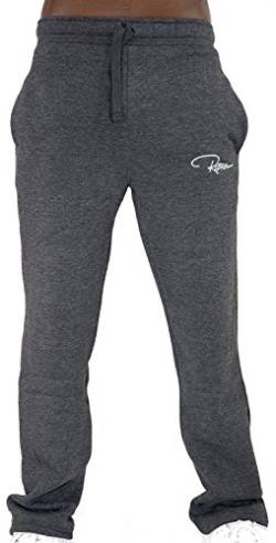 REDRUM Plain Pant Hose Jogginghose Sweatpant Freizeithose Sporthose (Farbe: Anthrazit, Größe: S) von REDRUM