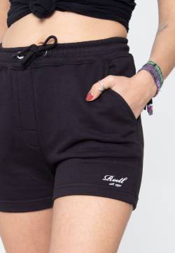 REELL - Women Deep Black - Shorts - Schwarz - XS - 65% Baumwolle, 35% Polyester,Schweiß von REELL