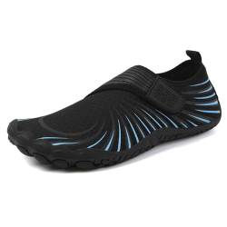 Herren Damen Erwachsene Kinder Unisex Aquaschuhe weicher Sohle Barfußschuhe Traillaufschuhe Schnell Trocknend Schwimmschuhe Badeschuhe Wassersportschuhe Strandschuhe Outdoor Fitnessschuhe,30-46 EU von REIJAX