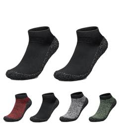 Minimalistische Barfuß-Socken für Damen und Herren, Willfeet Sockenschuhe, Mehrzweck- und Ultra-tragbare Wasserschuhe, 2 Paar, Schwarz, 43 EU von REINNAT