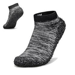 Minimalistische Barfuß-Socken für Damen und Herren, Willfeet Sockenschuhe, Mehrzweck- und Ultra-tragbare Wasserschuhe, grau, 39 EU von REINNAT
