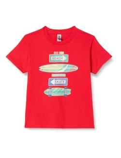 REPUBLIC OF CALIFORNIA Mädchen Girepczts047 T-Shirt, rot, 6 Jahre von REPUBLIC OF CALIFORNIA