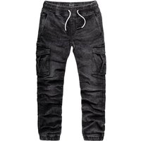 REPUBLIX Cargohose CILIAN Herren Sweathose in Stretch Denim Jeans von REPUBLIX