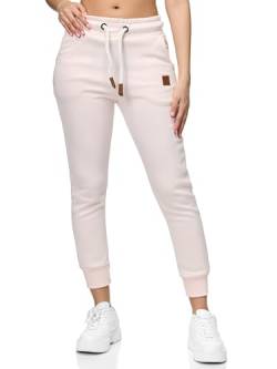 REPUBLIX Damen Jogginghose Jogger Sporthose Jogging Sweat Pants RD-027 Rosa XS von REPUBLIX