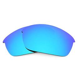 REVANT Ersatzgläser Kompatibel mit Oakley Flak Jacket, Polarisiert, Eisblau MirrorShield von REVANT