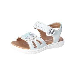 RICOSTA Mädchen Riemchensandalen SARA,Kinder Sandalen,WMS:Mittel,Sommerschuhe,Freizeitschuhe,offene Schuhe,Strandschuhe,Kids,mint (520),26 EU von RICOSTA