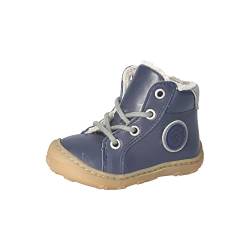 RICOSTA Unisex - Baby Winterstiefel GEORGIE,Kinder Lauflernschuhe,WMS:Mittel,lose Einlage,outdoor-kinderschuhe,gefüttert,warm,nautic (160),20 EU von RICOSTA