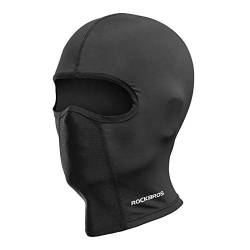 ROCKBROS Sturmhaube Atmungsaktiv UPF 50+ für Sommer Radsport Motorrad Bandana Multifunktionstuch Elastisch Halstuch Damen Herren (Schwarz, Stil 1) von ROCKBROS