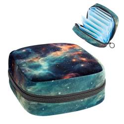 Damenbinden Aufbewahrungsbeutel für Damen, große Kapazität, Menstruationspad-Tasche, Galaxy Universe Planet-1787 Menstruationstaschen, Tampon-Sammelhalter, Geldbörse von RODAILYCAY