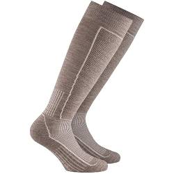 Rohner advanced socks Natural Ski Socken, braun mele, EU 39-41 von ROHNER