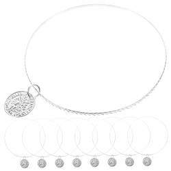 ROMISBABA 16st Bauchtanz Armband Armreif Handkette Tanzen Beinkette Böhmischer Schmuck Für Frauen Modeschmuck Bauchtänzerin Armbänder Armband Für Die Tanzbühne Kostüm Legierung Silver von ROMISBABA