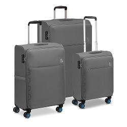 RONCATO Set 3 Trolley, 4 W, Sirio, Anthrazit, Unisex, Erwachsene, Anthrazit, CABINA, Koffer von MODO BY RV RONCATO