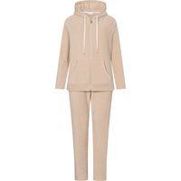 RÖSCH New Romance Loungewear-Set, Kapuze, geteilte Kängurutasche, für Damen, beige, 48 von RÖSCH